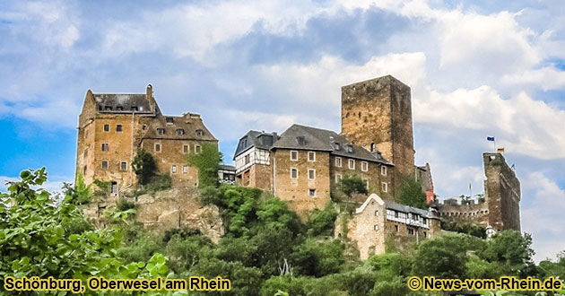 Die Schnburg bei Oberwesel am Rhein